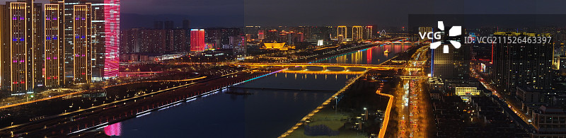 太原汾河公园图片素材