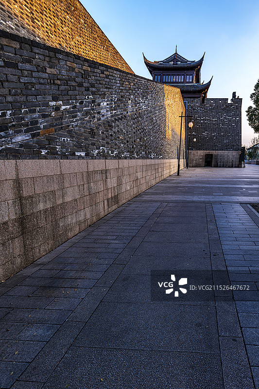 苏州相门古城墙图片素材