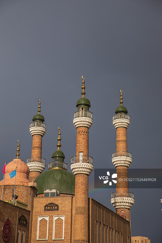 乌鲁木齐新疆国际大巴扎景区图片素材