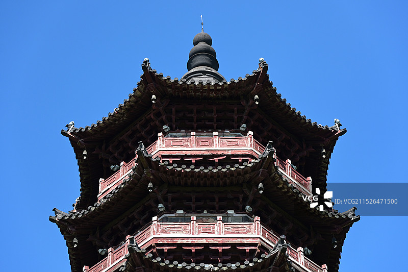 南京牛首山弘觉寺塔图片素材