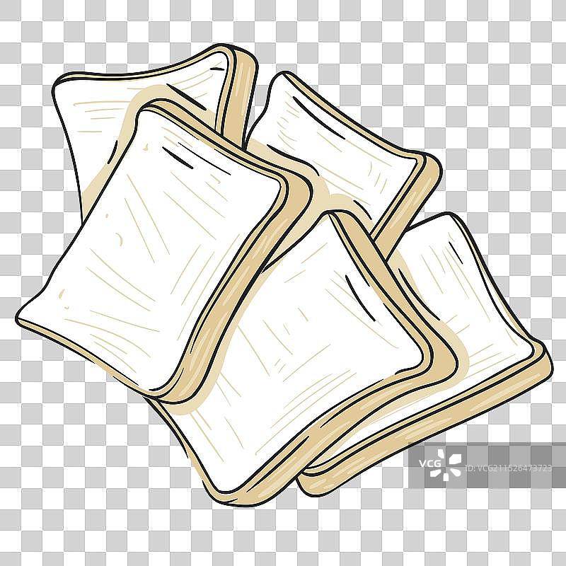 卡门贝尔奶酪块套装图片素材