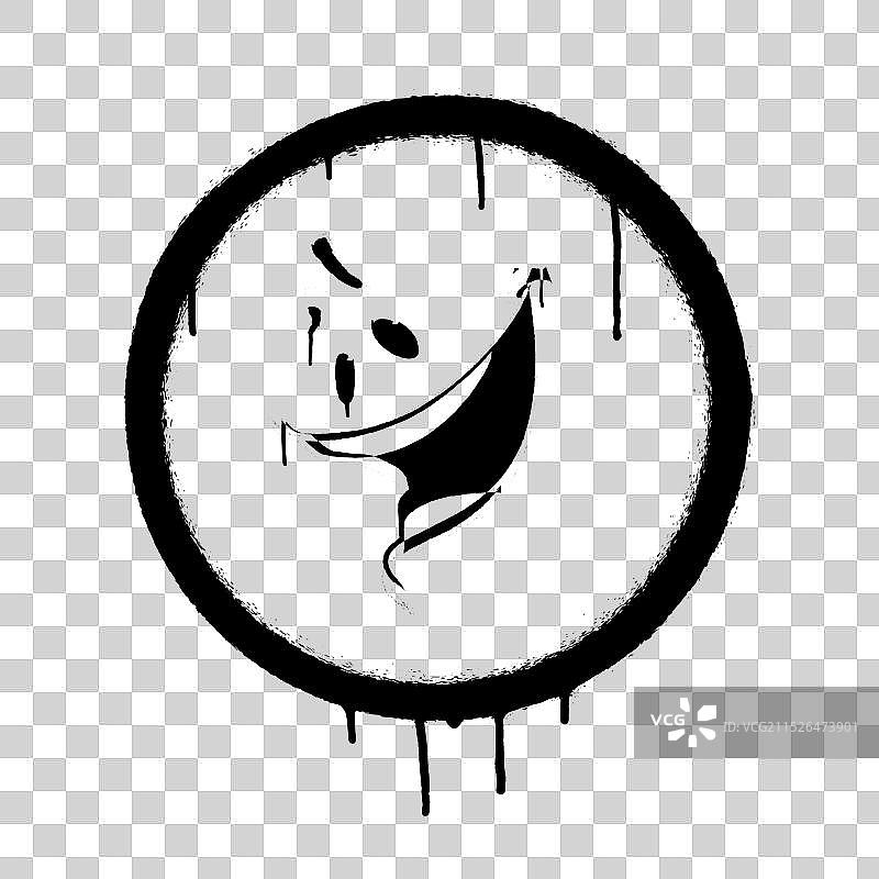 涂鸦表情符号笑脸图片素材