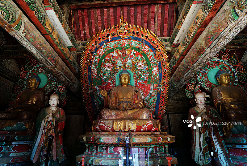 山西朔州崇福寺图片素材