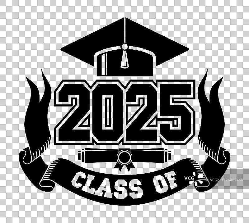 2025年毕业班徽标图片素材