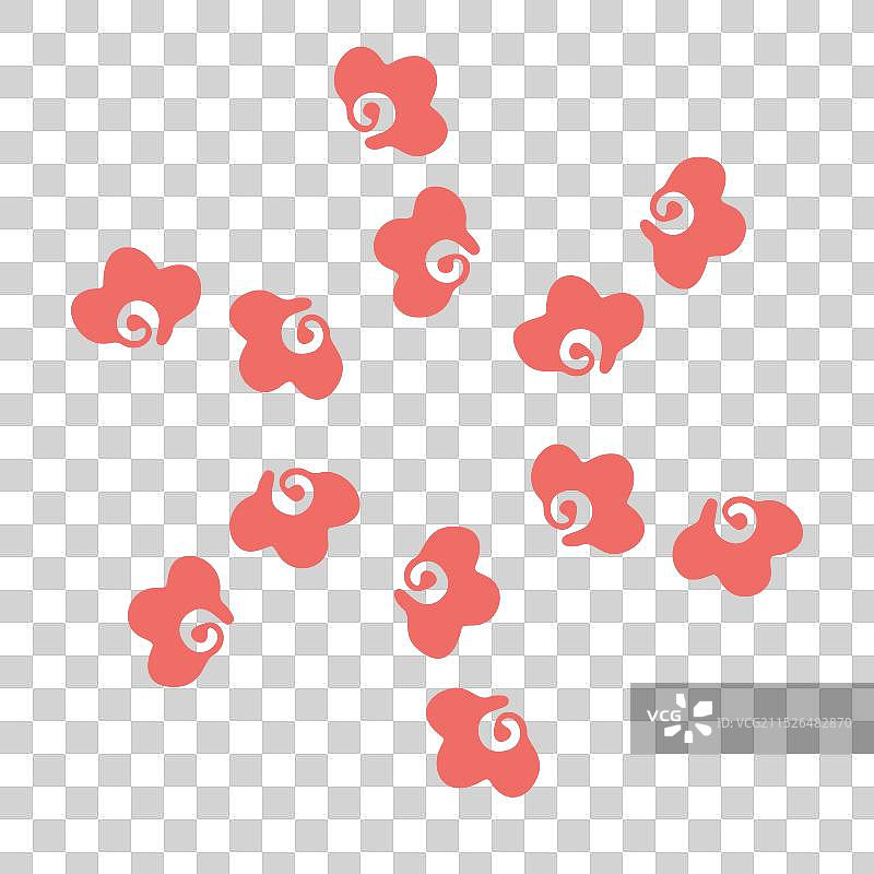 桃色植物纹理图案图片素材