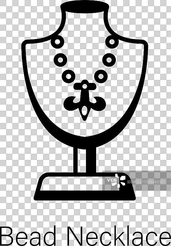 珠子项链图片素材