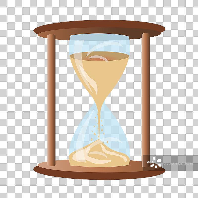 时间的象征：沙漏倒计时图片素材