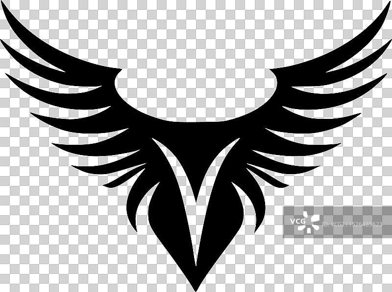 蝙蝠极简剪影图片素材