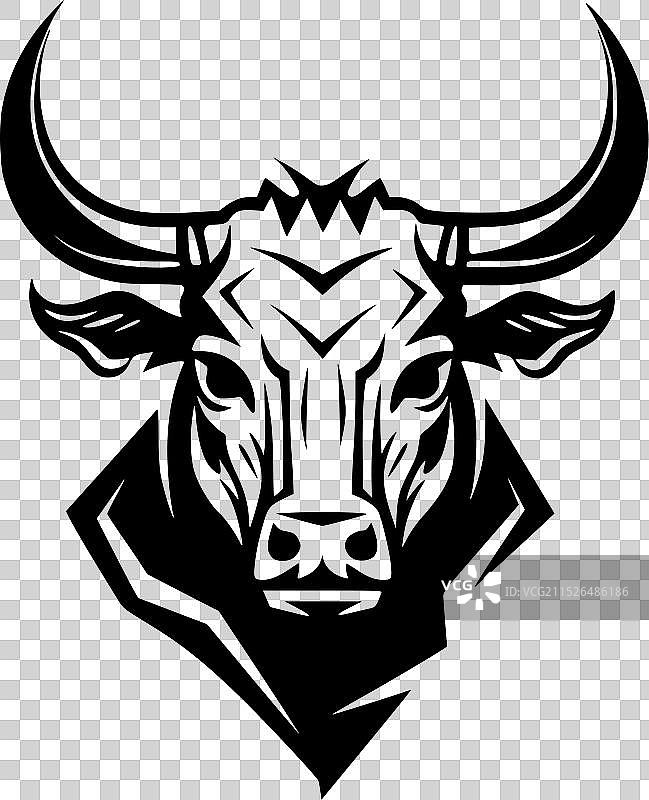 公牛 - 高品质的T恤Logo图片素材