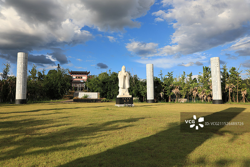 湘潭盘龙大观园九柱擎天图片素材