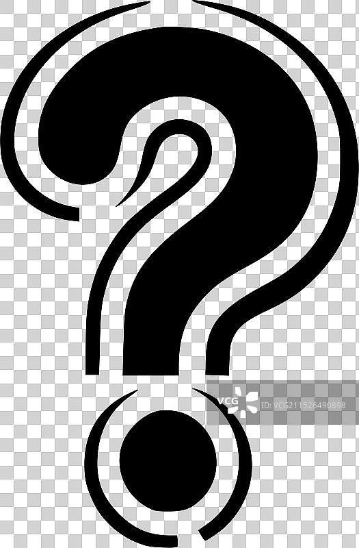 问题解答-简约扁平风格Logo图片素材