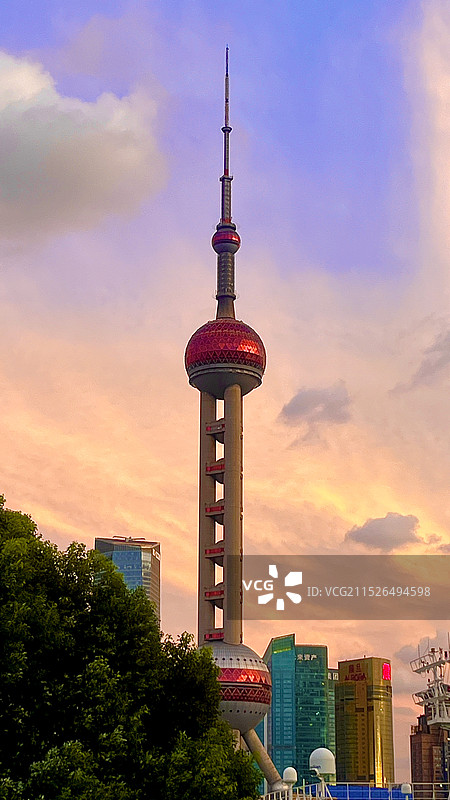 北外滩夕照图图片素材