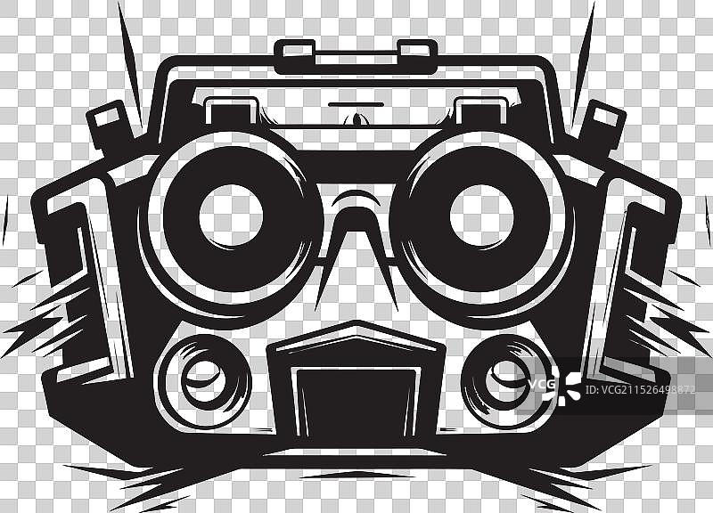 黑色标志设计吉祥物标志图片素材