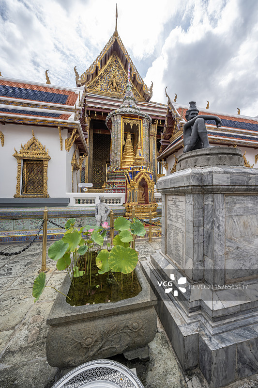 泰国曼谷大皇宫暹罗王室节基宫律实宫阿玛林宫玉佛寺图片素材