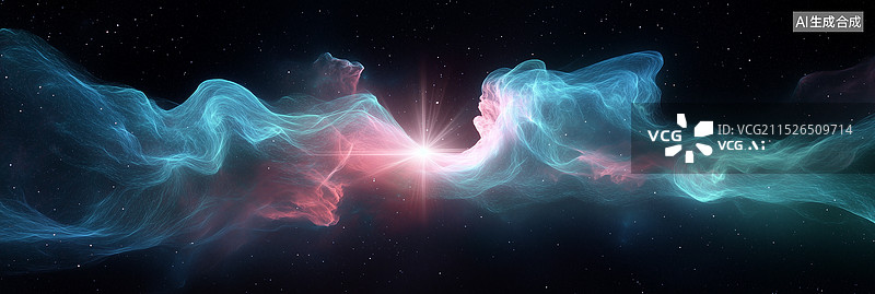 【AI数字艺术】缤纷的宇宙星系背景图片素材
