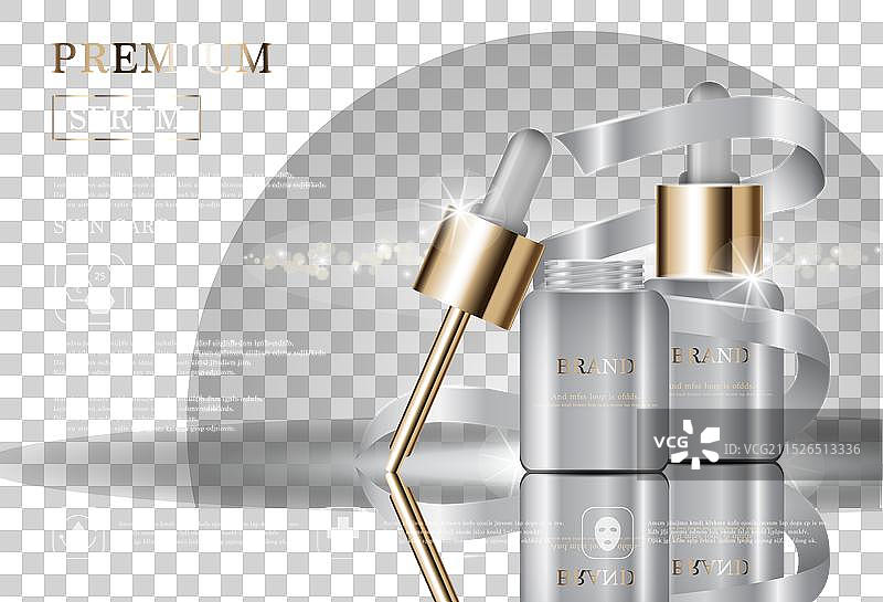 年度促销补水面部精华液图片素材