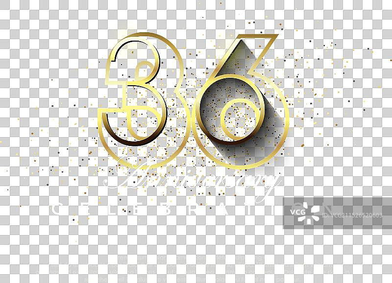 线条艺术：金色花式36数字图片素材