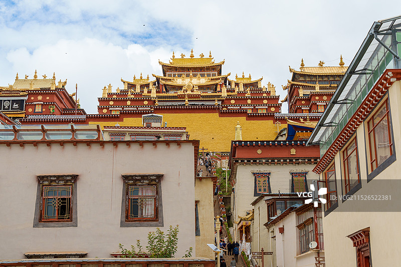 迪庆香格里拉松赞林景区图片素材