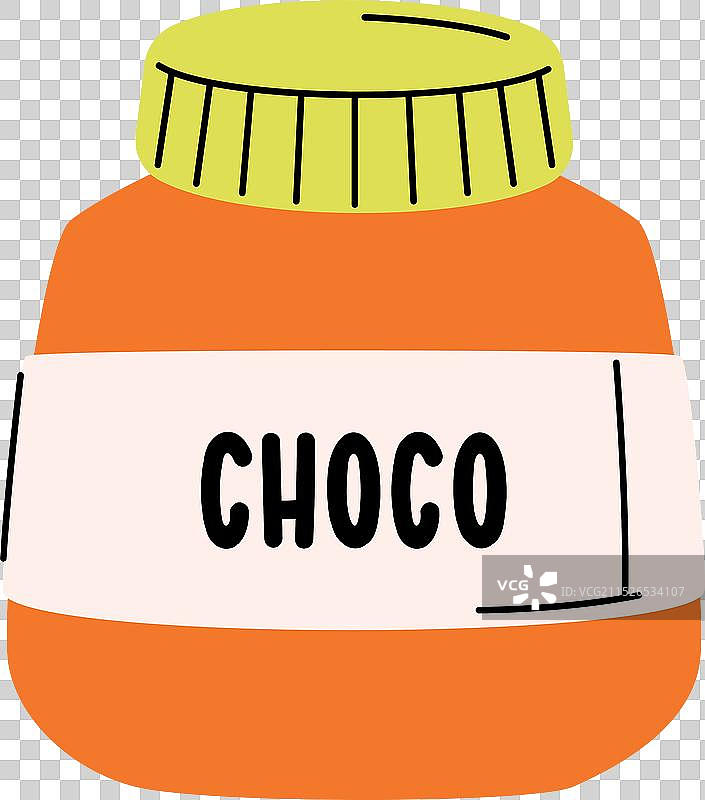 带盖子的巧克力黄油罐图片素材