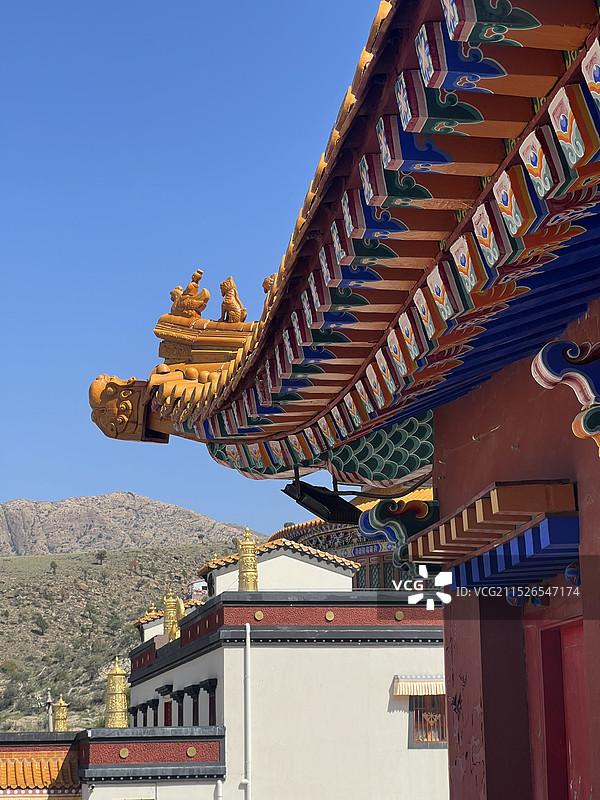 阿拉善左旗贺兰山广宗寺景区图片素材