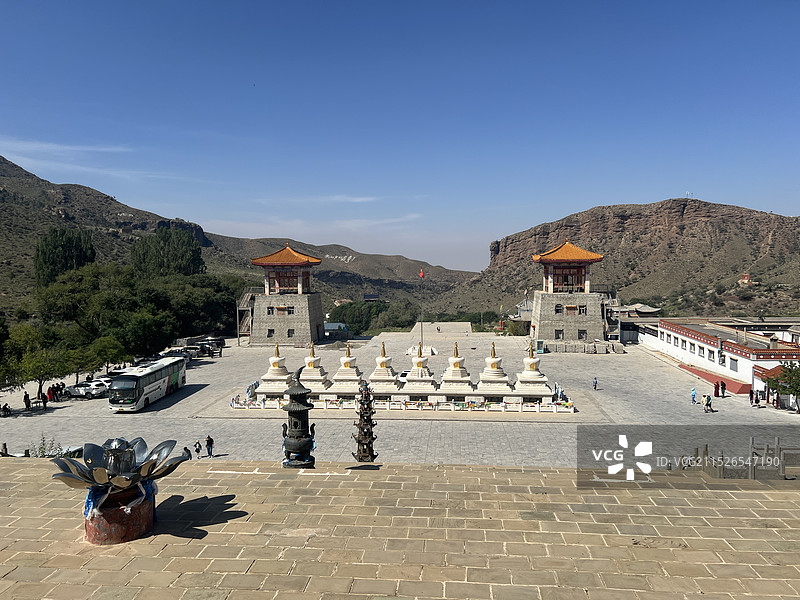 阿拉善左旗贺兰山广宗寺景区图片素材