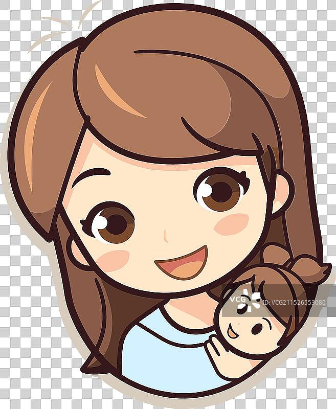 快乐的母爱表达图片素材