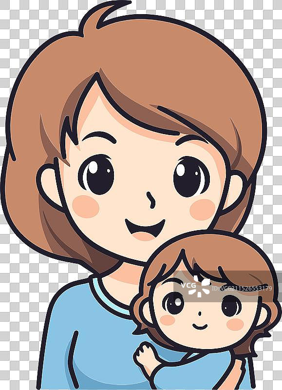 与妈妈的时尚温馨时刻图片素材