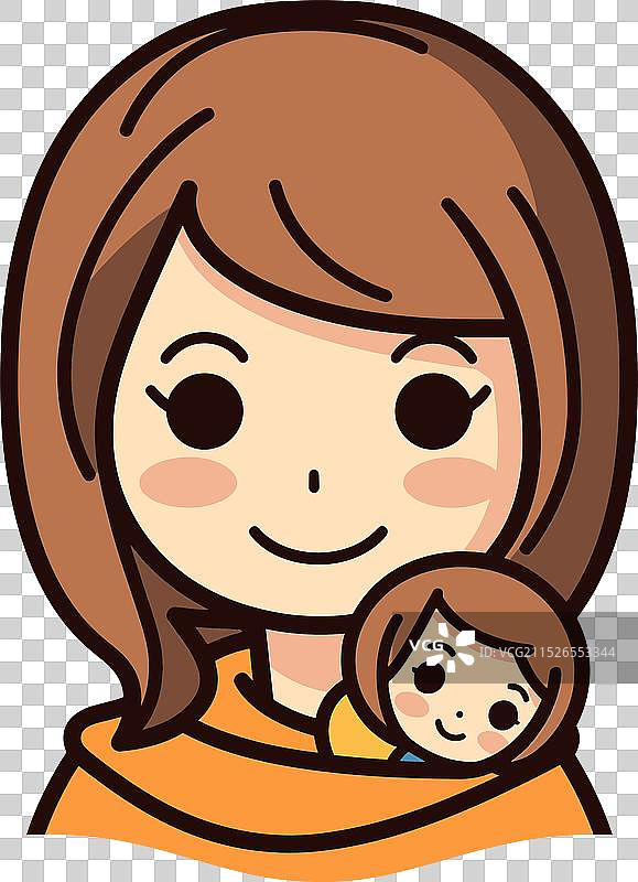 与母亲的温馨拥抱图片素材