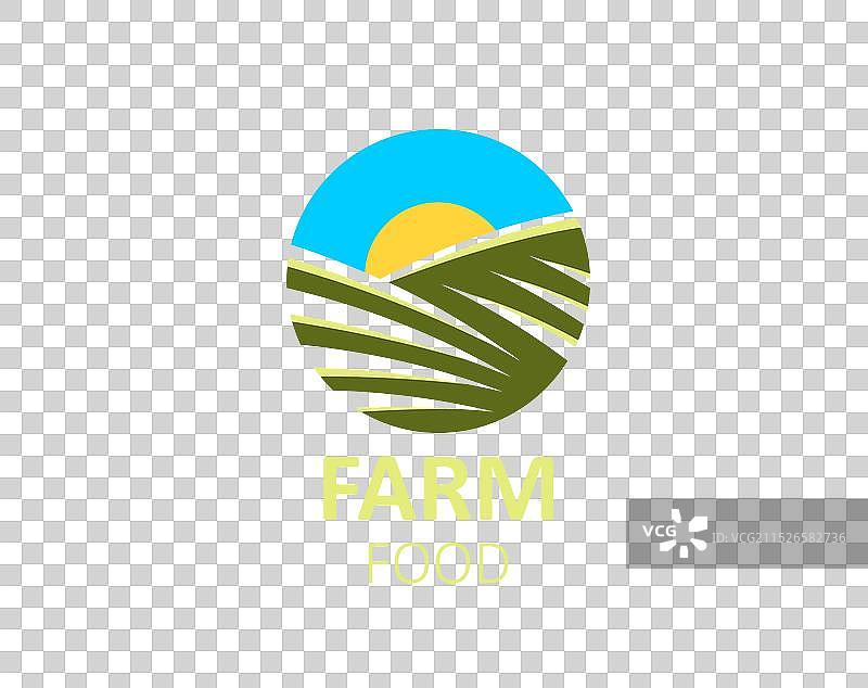 乡村农田麦穗阳光图标图片素材