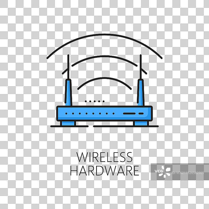 无线硬件网络调制解调器路由器图片素材