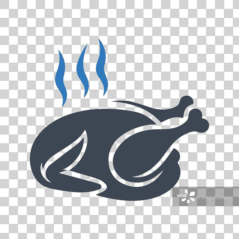 烤鸡图标图片素材