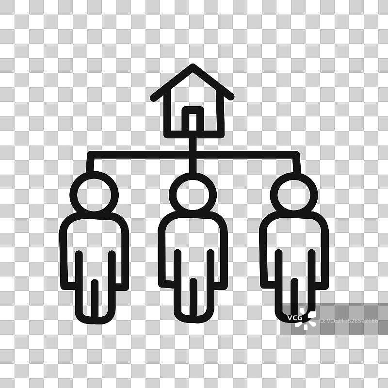 室友图标线性图形集图片素材