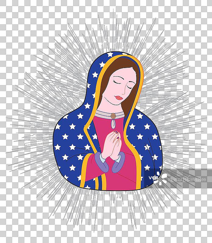 手绘女士艺术设计图片素材