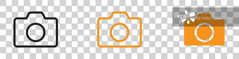 用于摄影的高分辨率相机图标图片素材