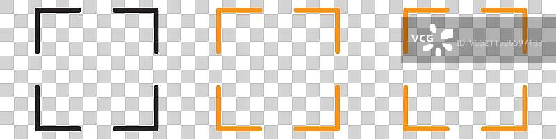 视频媒体全屏图标图片素材