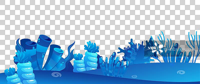 以珊瑚礁为特色的水下世界背景图片素材