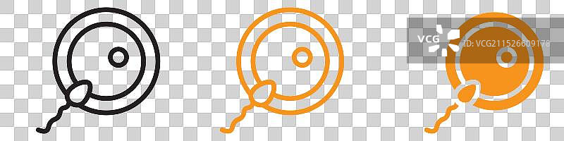 精子使胚珠受精图片素材