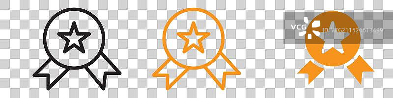 证书图标集：表彰与奖励图片素材