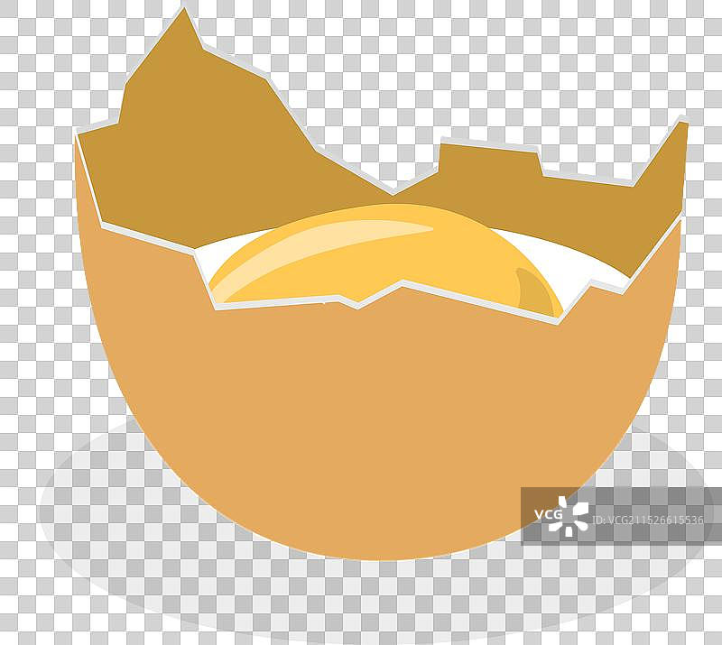 2.5D鸡蛋物品扁平风格图片素材