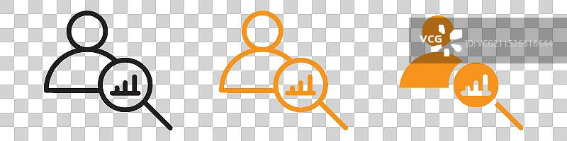 个人评估图标集：自我评估图片素材