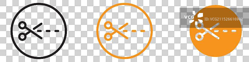 用于工艺的剪裁工具图标图片素材