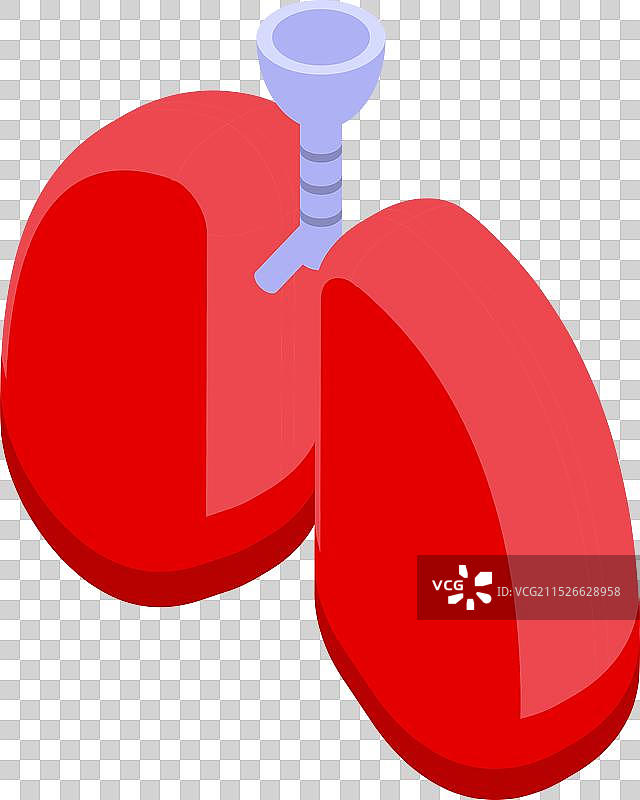 进入人体肺部的气管图片素材