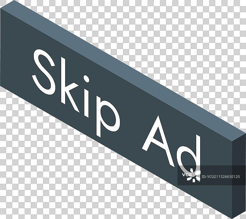 显示互联网广告的跳过广告按钮图片素材