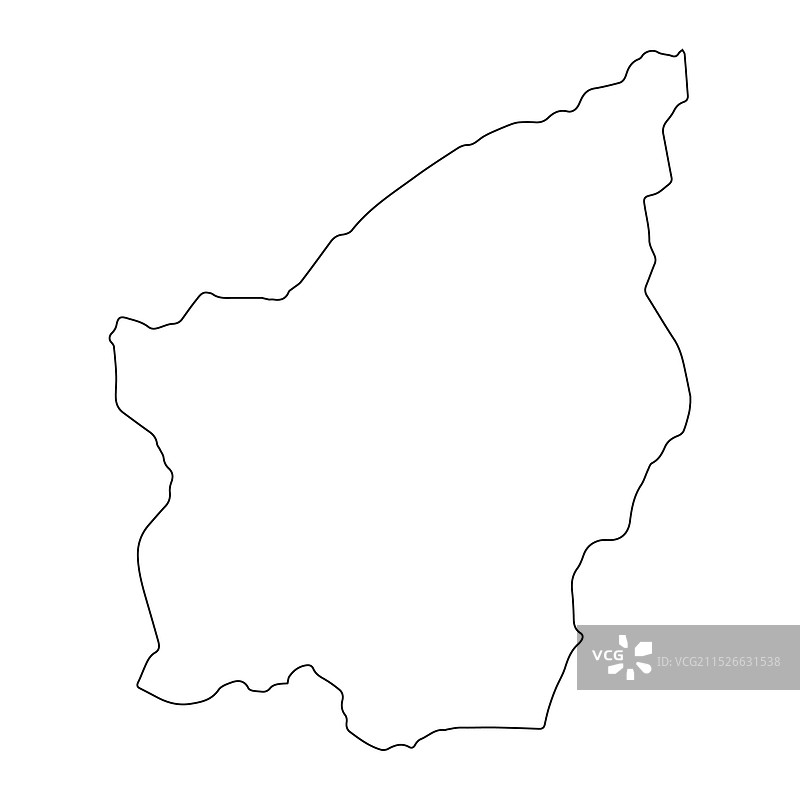 带有边界的高清圣马力诺地图图片素材