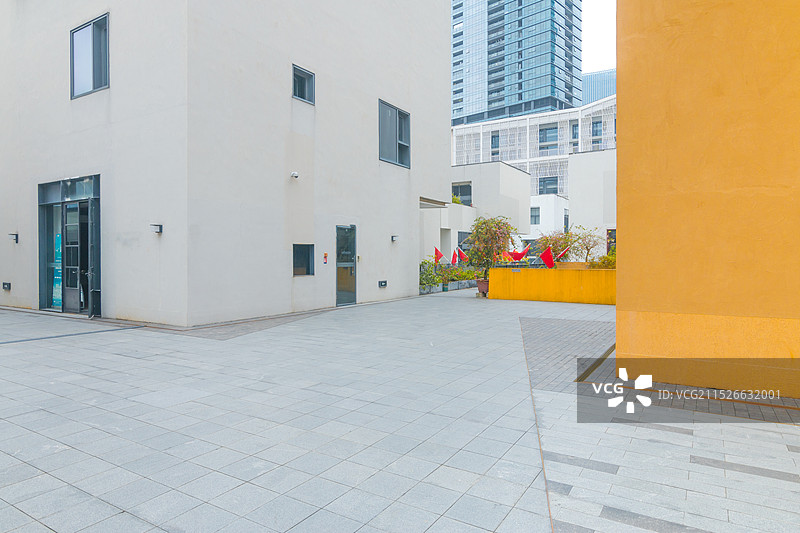 深圳深业上城现代简约建筑街道图片素材