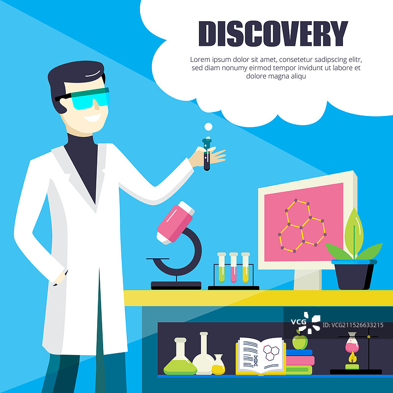 科学家与实验室发现图片素材