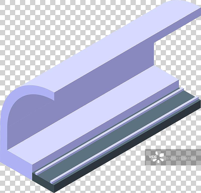 现代地铁站台2.5D图图片素材