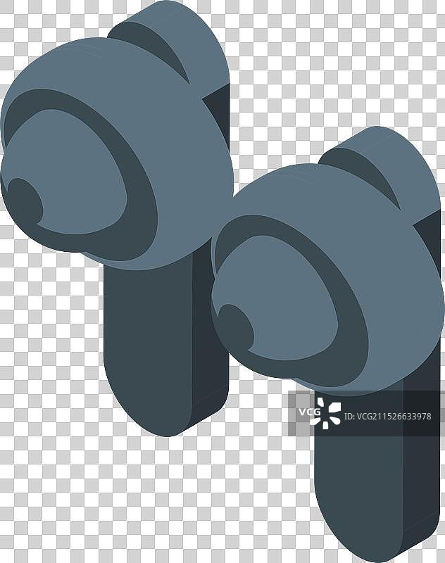 2.5D无线蓝牙耳机图片素材