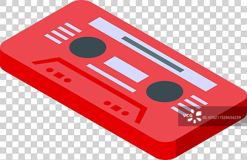 红色录音磁带图片素材