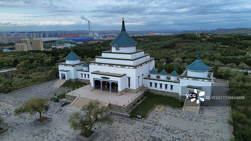 兴安盟成吉思汗庙景区图片素材